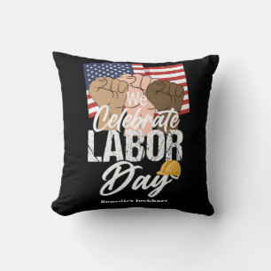 Coussin Solidarité Travailleur Unité Fête du Travail avec