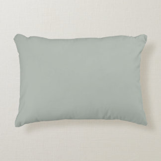 Coussin solide d'accent de gris argenté