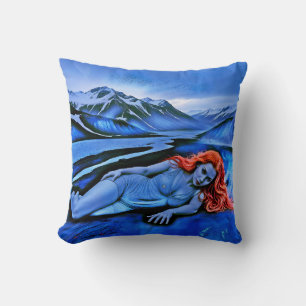 Coussin "Sólvátra" - Flamme sous la glace