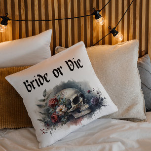 Coussin Sombre et lugubre enterrement de vie de jeune fill
