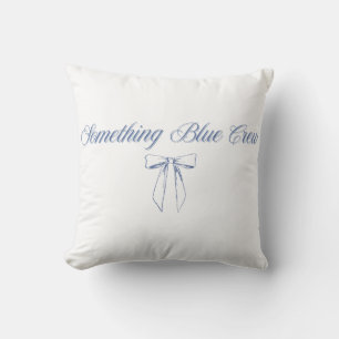 Coussin Something Blue Crew Design   Nœud Bleu pour la Mar