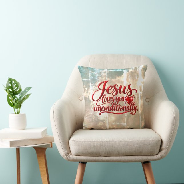 Coussin Son amour est inconditionnel  (Chaise)