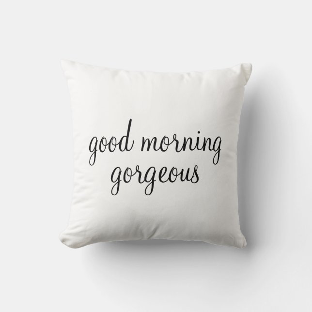 Coussin | Son - Good Morning (Style 1) (Recto)