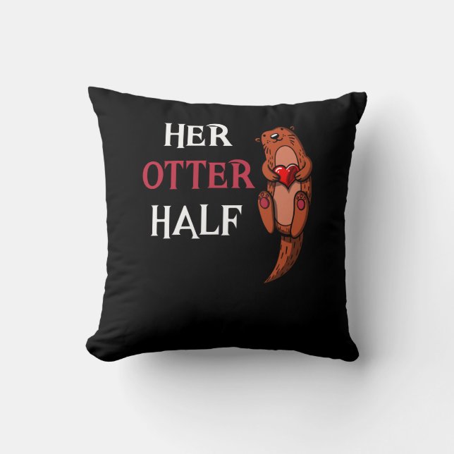 Coussin Son Otter demi mignon Mens Boyfriend (Recto)