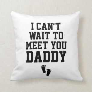 Coussin Sonogramme Baby Photo Cant Attendre de vous rencon