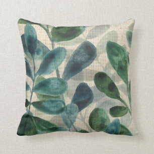 Coussin Sophistication verdoyante - Feuilles tropicaux