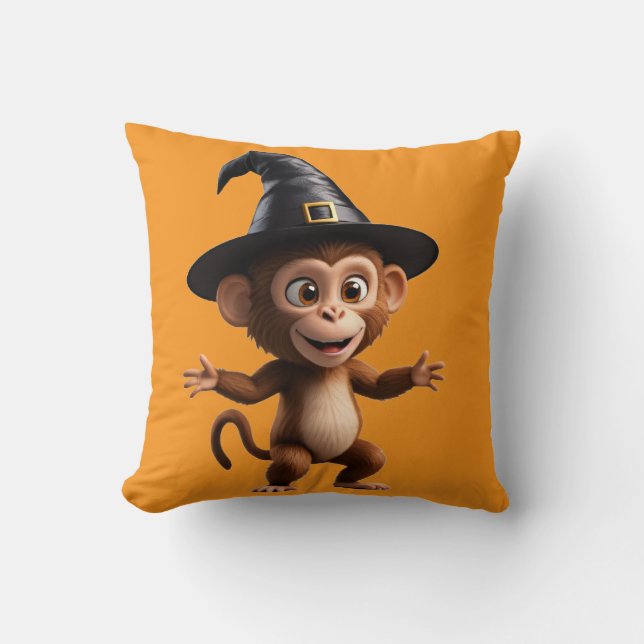 Coussin Sorcier singe (Recto)