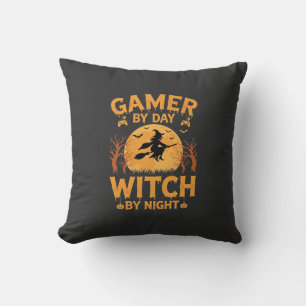 Coussin Sorcière de jeu Halloween Conception de jeu