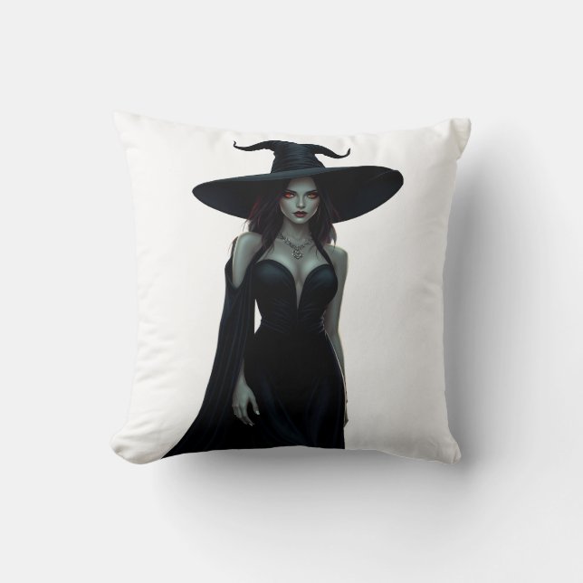 Coussin Sorcière de la nuit (Recto)