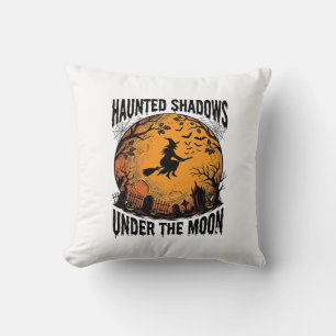 Coussin Sorcière de Lune d'Halloween Chemise de Nuit Vinta