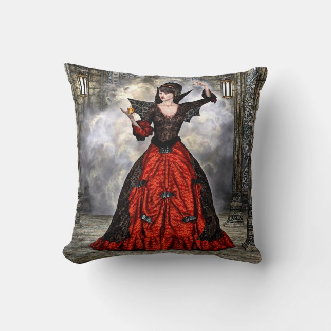 Coussin Sorcière féminine (Recto)