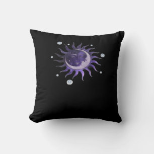 Coussin Sorcière gothique Whimsigothique Soleil Et Lune