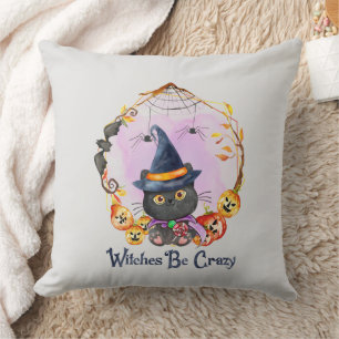 Coussin Sorcières fous