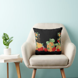 Coussin Sortie de patchs citrouille