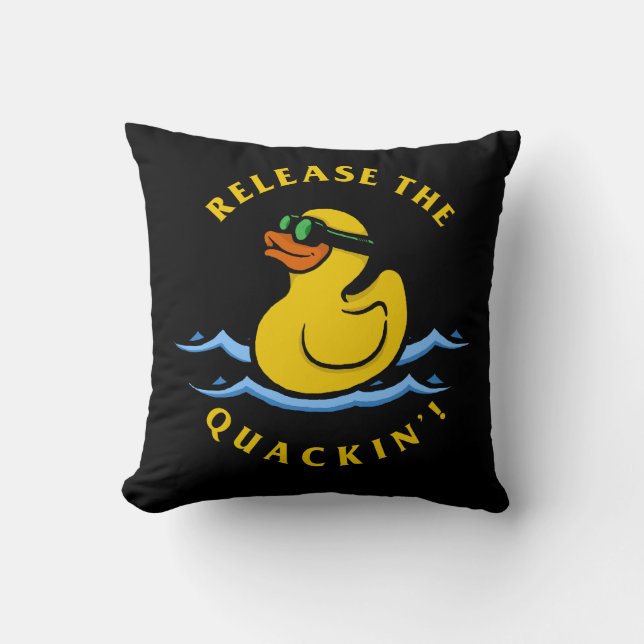 Coussin Sortir Le Quackin' (Recto)