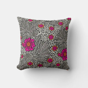 Coussin Souci de William Morris, gris/gris, et blanc