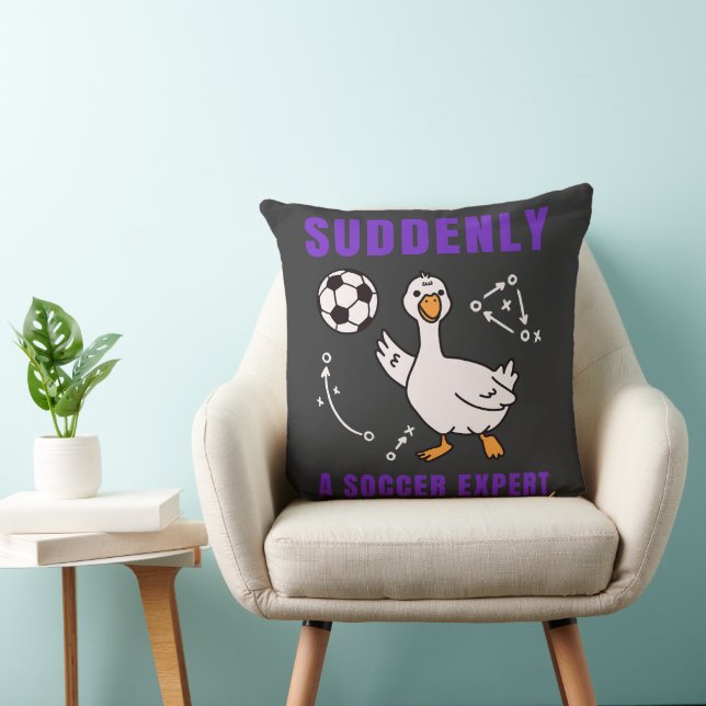 Coussin Soudain un expert de football (Chaise)