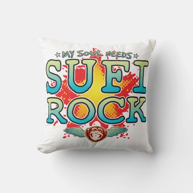 Coussin Soufi Rock Soul Cushion (Recto)
