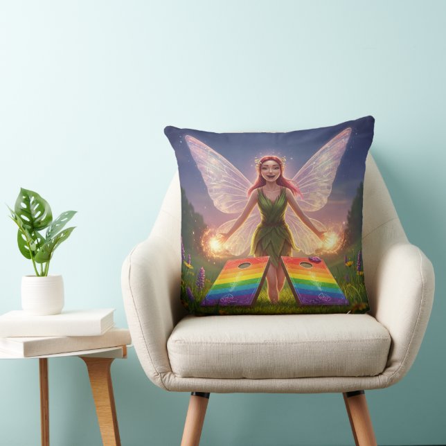 Coussin Souhaite Fête des mariées Fée Jeu d'oreiller (Chaise)
