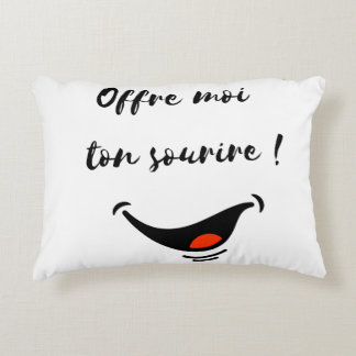 coussin sourire