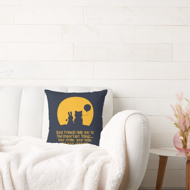 Coussin Sourire, espoir, courage (Canapé)