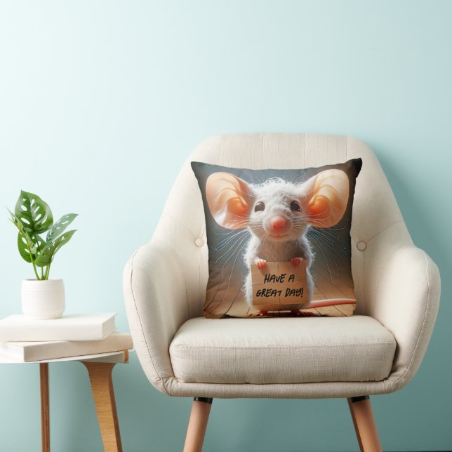 Coussin Souris Carton Avec Panneau Carton (Chaise)