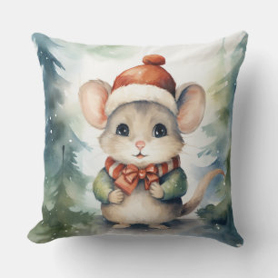 Coussin Souris de Noël