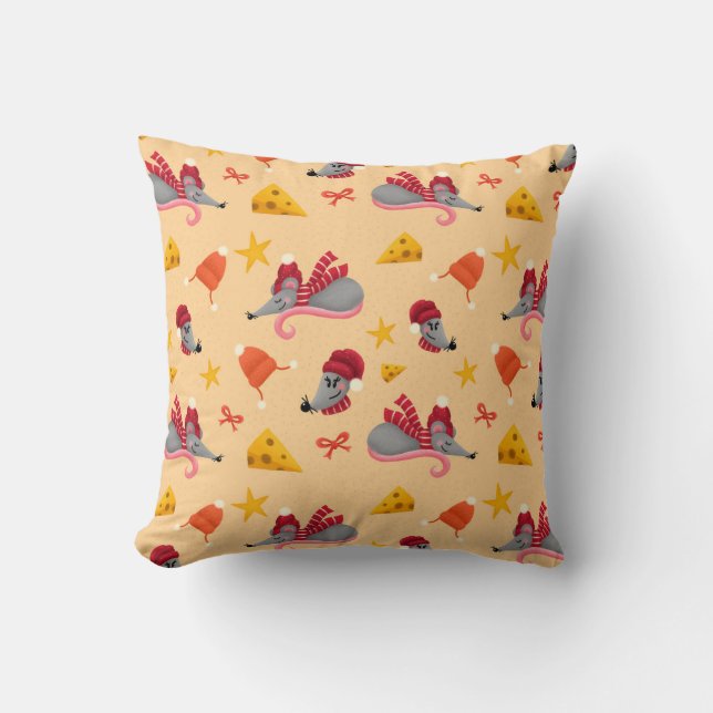 Coussin Souris et fromage coupés (Recto)