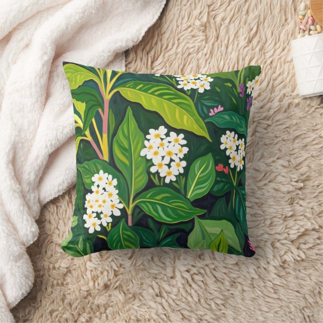 Coussin Sous La Canopée De La Jungle (Couverture)
