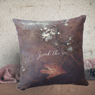 Coussin Sous la glace