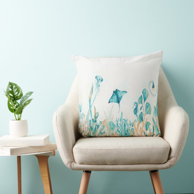 Coussin Sous la mer (Chaise)