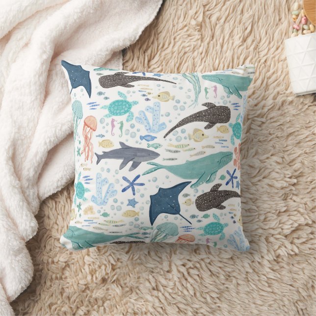 Coussin Sous le Baby shower Sea Boy (Couverture)