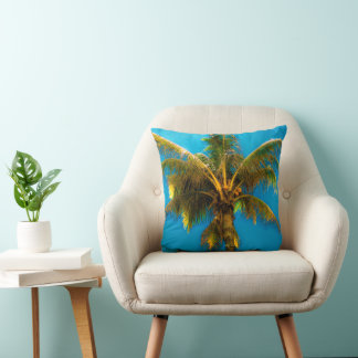 Coussin Sous le cocotier
