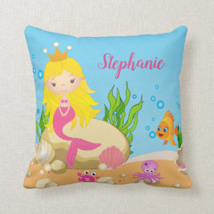 Coussin Sous le nom de la femme de ménage de mer