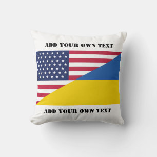 Coussin Soutien américain à l'Ukraine Thaillow Pillow