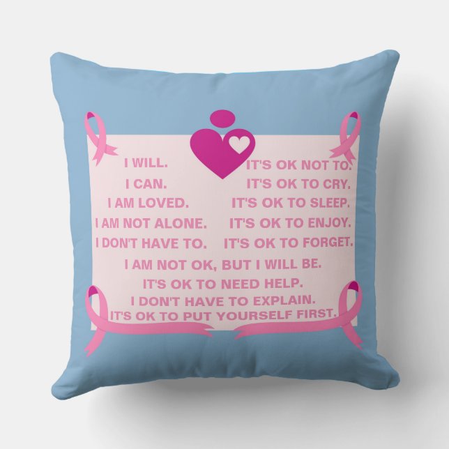 Coussin Soutien du cancer (Verso)