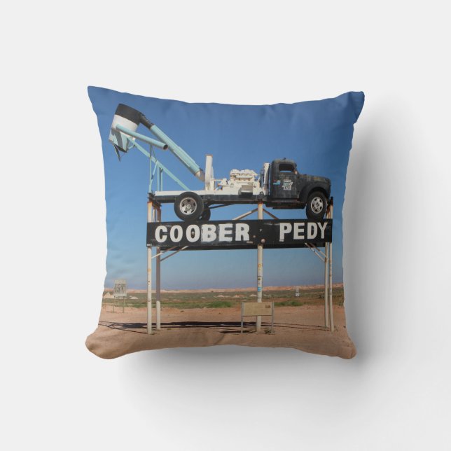 Coussin Souvenir Customisé Pedy Coober (Recto)