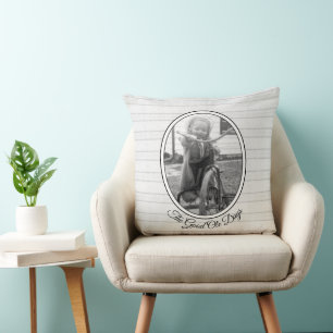 Coussin Souvenirs chérissants avec votre photo nostalgique
