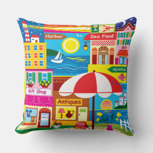 Coussin Souvenirs de bord de mer