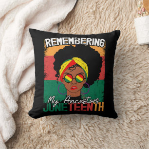 Coussin Souvenirs de mes ancêtres Jour de la Liberté