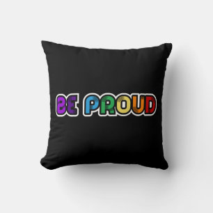 Coussin Soyez fier du Gay pride LGBT