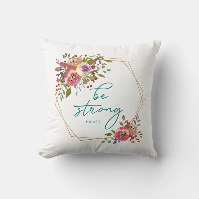 Coussin Soyez Forts (Recto)
