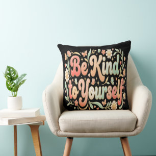 Coussin Soyez Gentil avec Vous-Même – Autocare Féminin & A