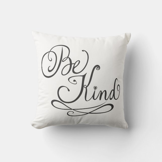 Coussin Soyez Gentil/Bienveillance (Recto)