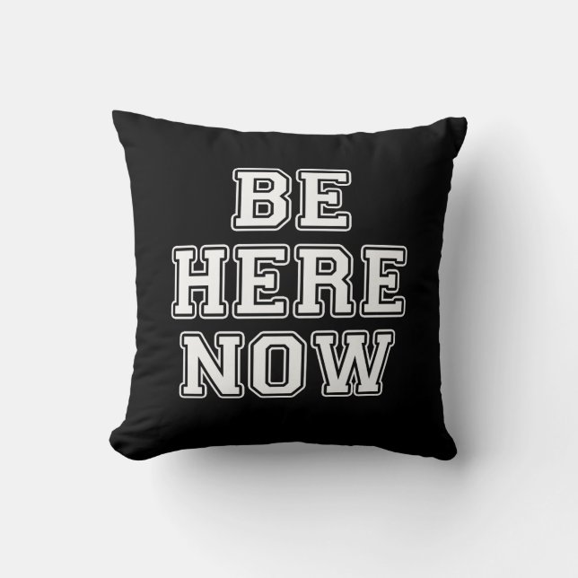 Coussin Soyez ici (Recto)