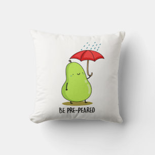 Coussin Soyez Pré-Pear Funny Pear En Pluie Pun