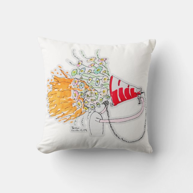Coussin Soyez votre plus grand fan (Recto)