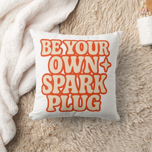 Coussin Soyez Votre Propre Bougie d'Allumage (Couverture)