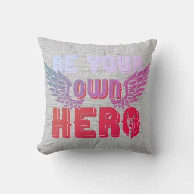 Coussin Soyez votre propre Hero Rocker (Recto)