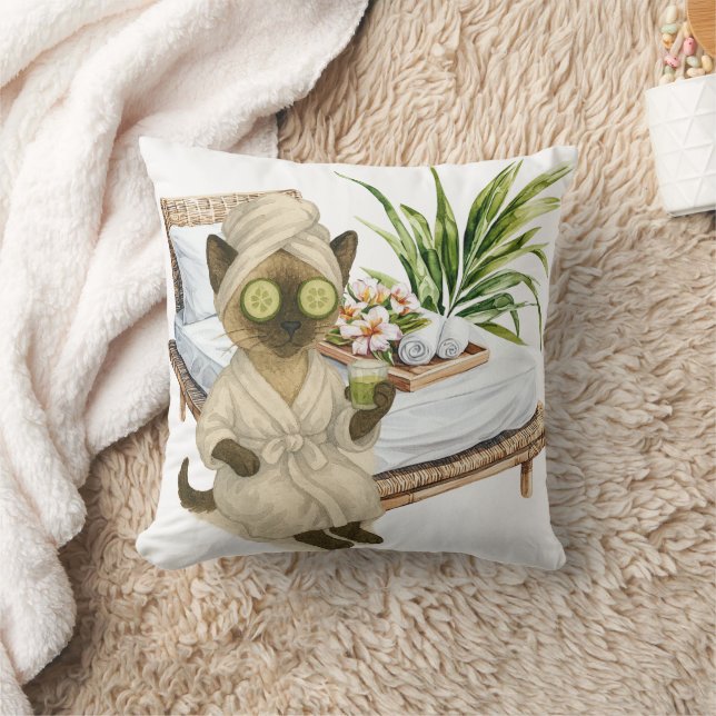 Coussin Spa themed for Siamese Cat Lovers (Couverture)